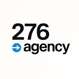 276.agency logo representing tailored websites, branding, digital experiences, custom apps, SaaS solutions, and integrations